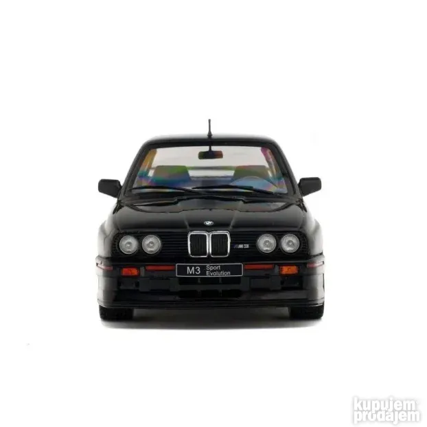 Solido BMW E30 SPORT EVO - Black - 1990, 1:18