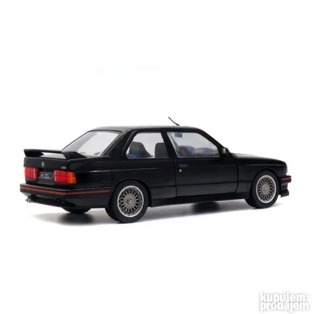 Solido BMW E30 SPORT EVO - Black - 1990, 1:18