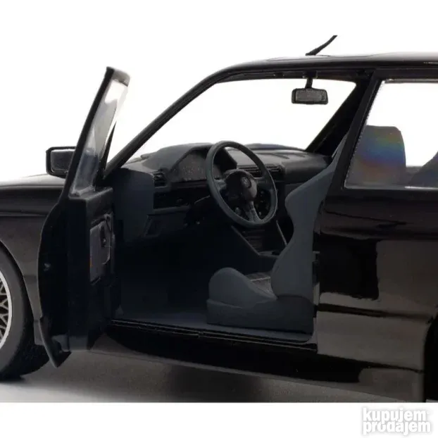 Solido BMW E30 SPORT EVO - Black - 1990, 1:18