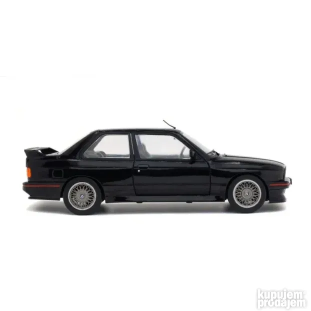 Solido BMW E30 SPORT EVO - Black - 1990, 1:18