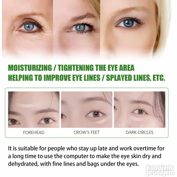 Maska za podocnjake Maska protiv podocnjaka GelMaska za lice