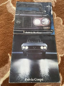Lancia Fulvia prospekti