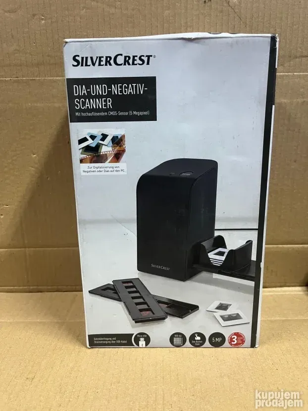 Skener Negativa i Slajdova 5MP SilverCrest - Germany NOVO