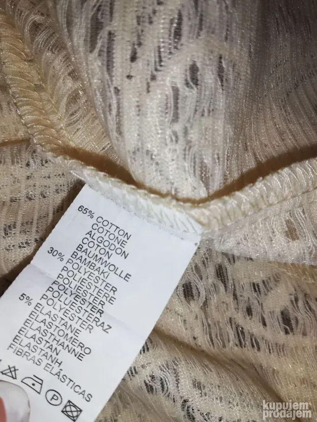 čipka bež jakna LUCKY GIRL vel.S