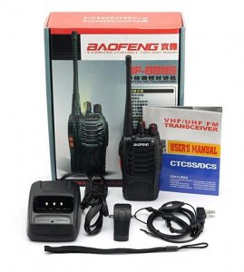 KOMPLET 2 KOM Radio Stanica Baofeng 888s handsfree Toki voki