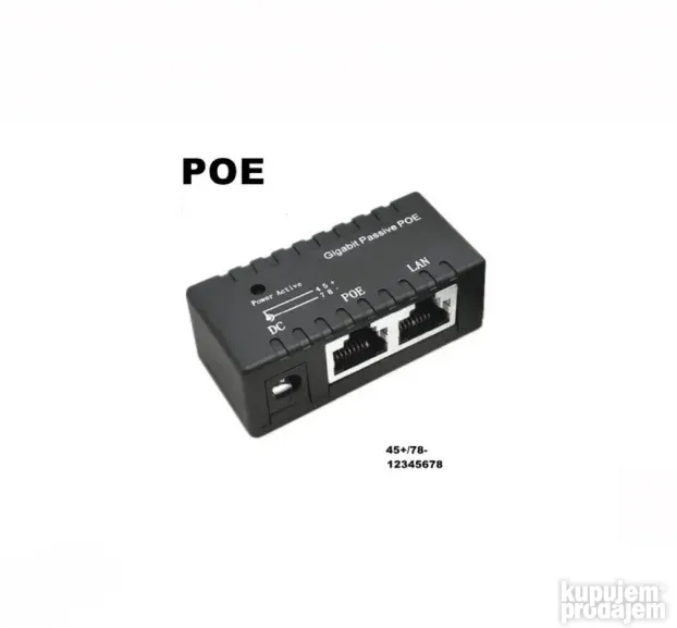 Passive POE injector konektor PASIVNI PoE konektor POE-poe ...