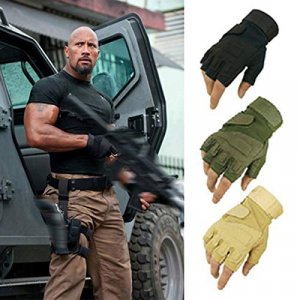 Takticke rukavice BlackHawk Half fingers Crne