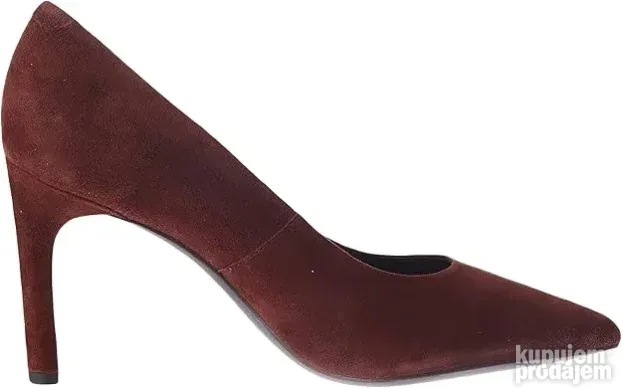 % GEOX FAVIOLA ORIGINAL NOVE bordo kozne salonke stikle 39