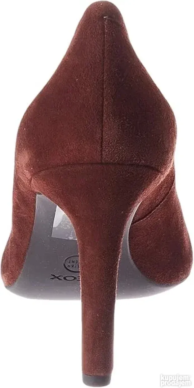% GEOX FAVIOLA ORIGINAL NOVE bordo kozne salonke stikle 39