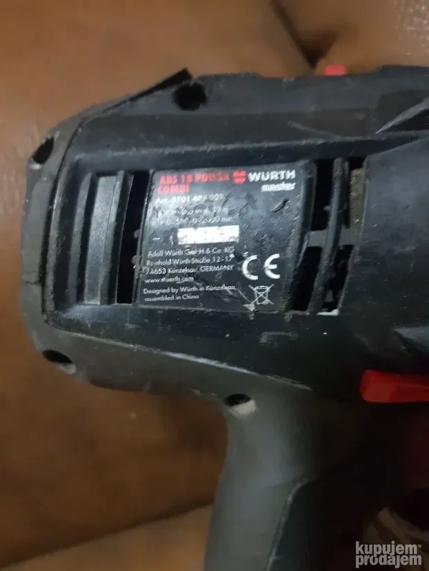 Wurth ABS 18 Power Combi 140 Nm Brushless Motor Br.2