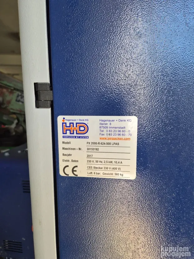 digitalna masina za pakovanje paleta