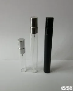 Bočice za dekant parfema staklene 5ml i 10ml (alu sprejer)