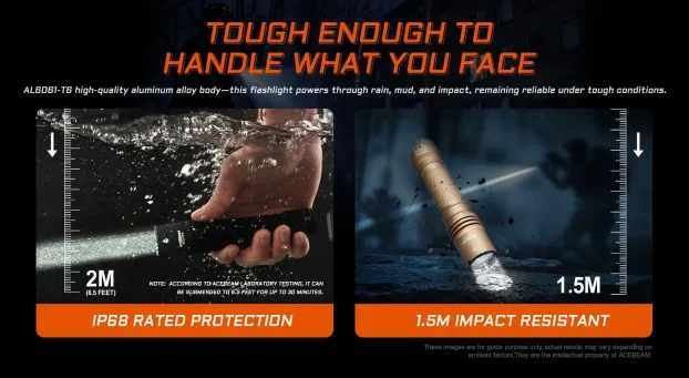 ACEBEAM W10 Pro domet do 1425m