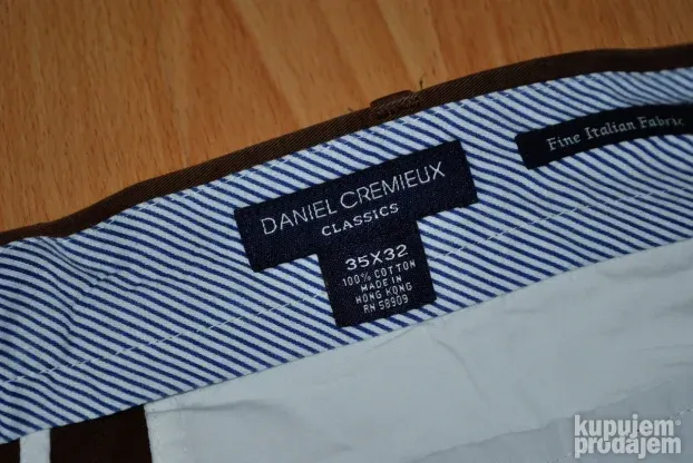 SKUPOCENE - Orig. DANIEL CREMIEUX pantalone 35/34, PREDOBRE