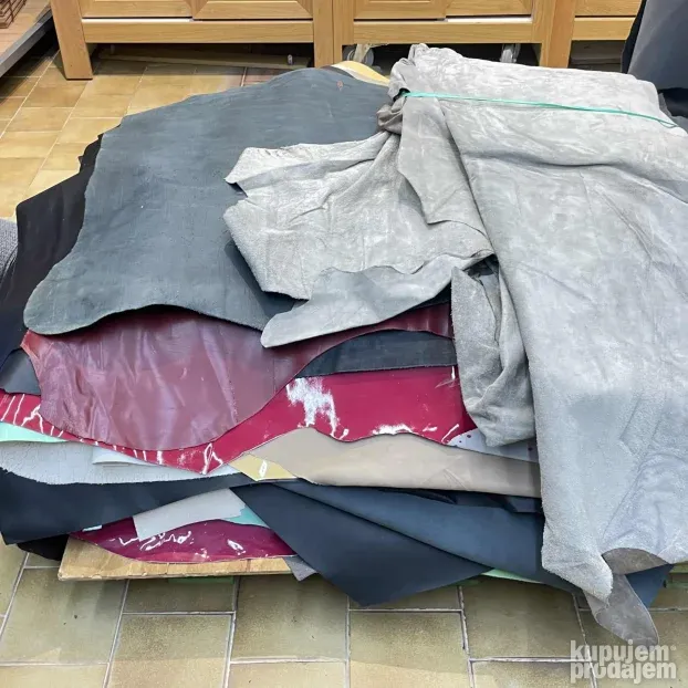 Govedja i juneca koza, raznih boja, rasprodaja