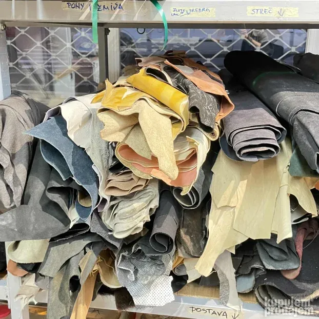 Govedja i juneca koza, raznih boja, rasprodaja