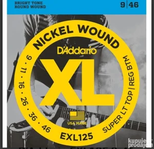 D Aaddario EXL 125 9-46 za elektricne gitare