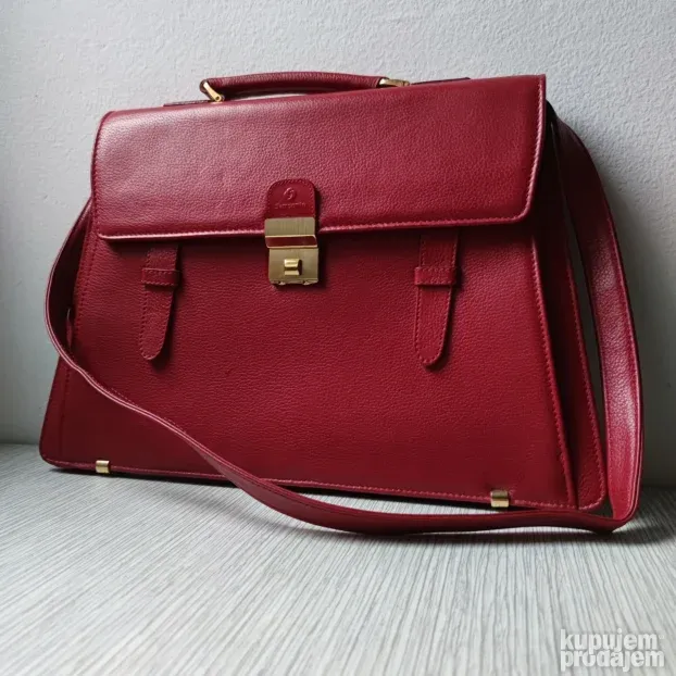 SAMSONITE ženska kožna poslovna torba - Made in Italy