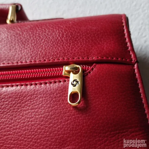 SAMSONITE ženska kožna poslovna torba - Made in Italy