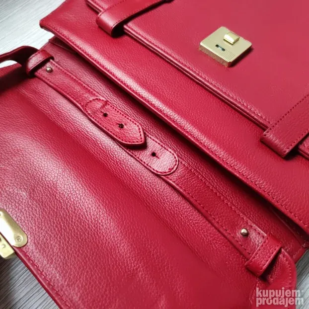 SAMSONITE ženska kožna poslovna torba - Made in Italy