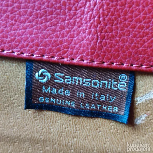 SAMSONITE ženska kožna poslovna torba - Made in Italy