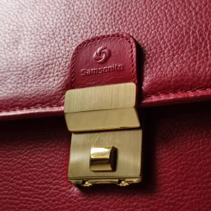 SAMSONITE ženska kožna poslovna torba - Made in Italy