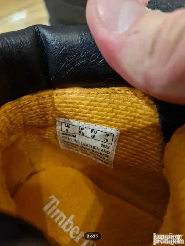 Timberland Decije Cizme CRNI HELCORE NOVO 10/10