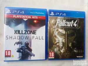 PS4 / PS5 - KillZone - Shadow Fall & Fallout 4 + Mapa