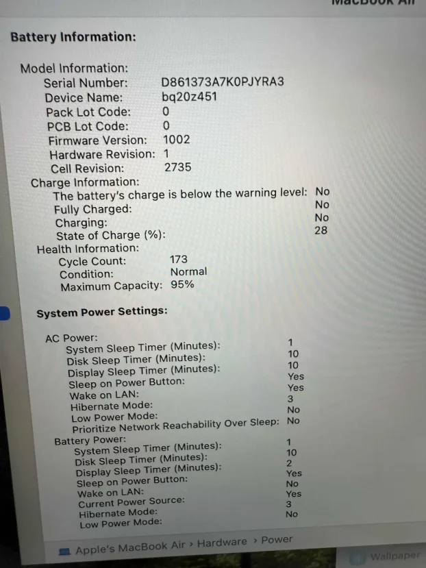 Macbook Air 13 M1 8/256 kao nov BG/NS