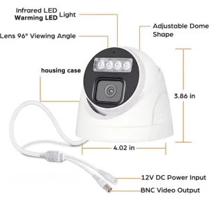 dome AHD CCTV IR KAMERA bnc kamera za video nadzor kamera IR