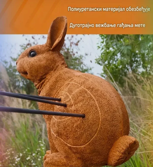 Meta za Streličarstvo 3D - ZEC - 45 x 35cm.