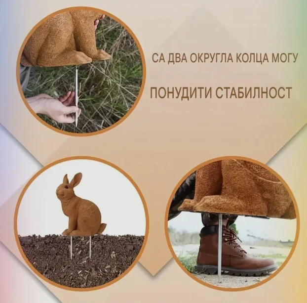 Meta za Streličarstvo 3D - ZEC - 45 x 35cm.