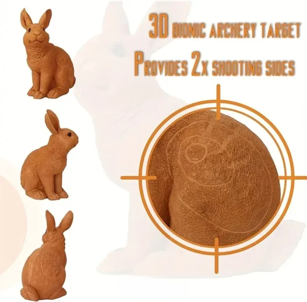 Meta za Streličarstvo 3D - ZEC - 45 x 35cm.