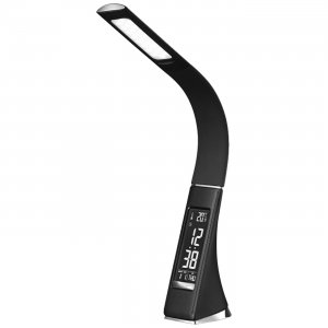 Meanit Lampa, Led, Stona Sa Satom,Alarmom I Termometrom - L5