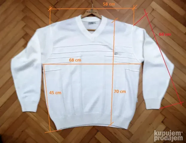 LACOSTE Made in France Sportski 100% pamuk ORIGINAL