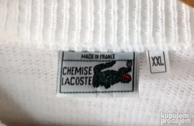 LACOSTE Made in France Sportski 100% pamuk ORIGINAL