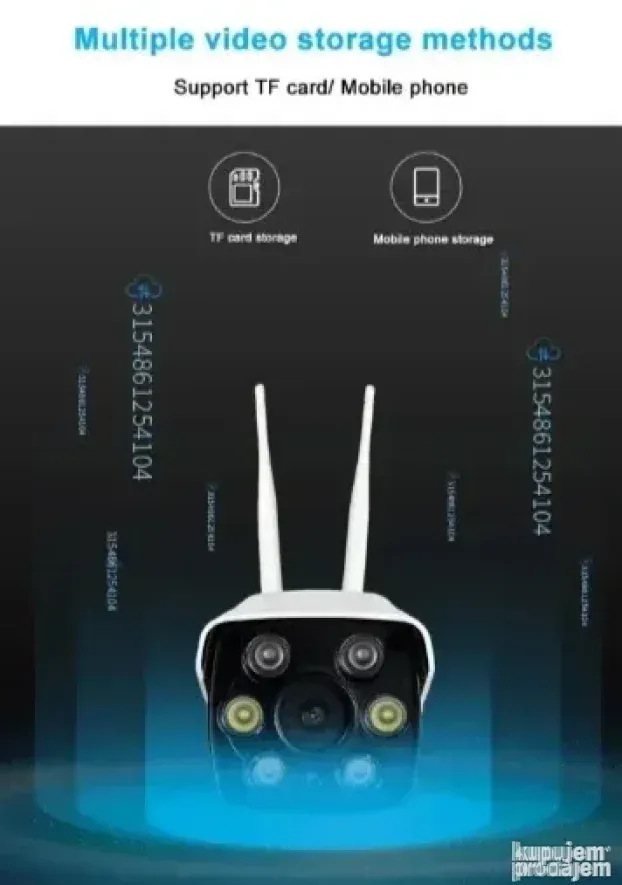 Video nadzor IP Full HD 8mpx