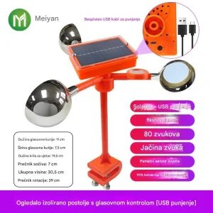 rasterivac ptica golubova solarni zvucnim efektima vinograd