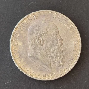 5 maraka 1911 D srebro
