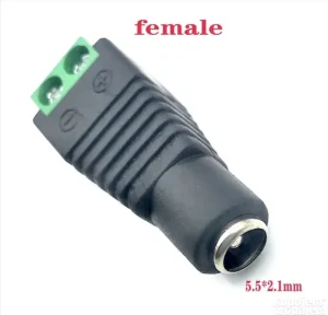 Konektor video nadzor DC zenski konektor na šraf 5.5 x 2.1mm