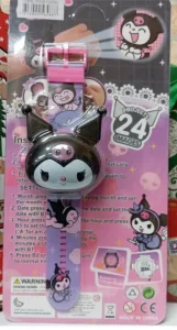 Kuromi dečiji sat sa projektorom - novo