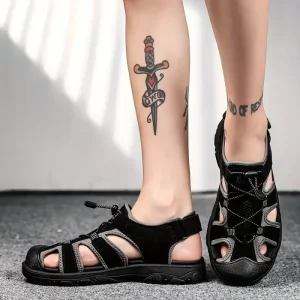 Men's Trendy Casual Closed Toe Sandals - 3 boje