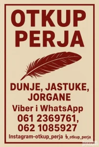 otkup perja 061 236 9761 i 062 108 5927