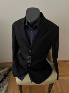 Armani sako poput kaputa u teget boji (50) Made in Italy