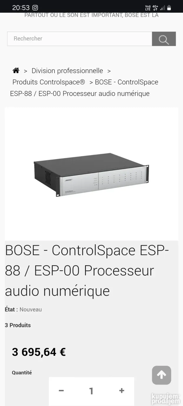 Bose ControlSpace ESP-88 procesor