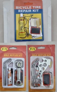 Set za krpljenje guma BICIKL lepljenje alat fleke