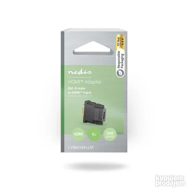 DVI D 24+1 muški na HDMI ženski adapter za HDMI kabl