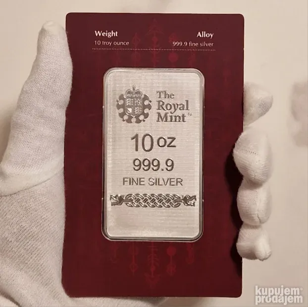 Investiciono srebro poluga box 100 oz. (10oz. x10kom.)