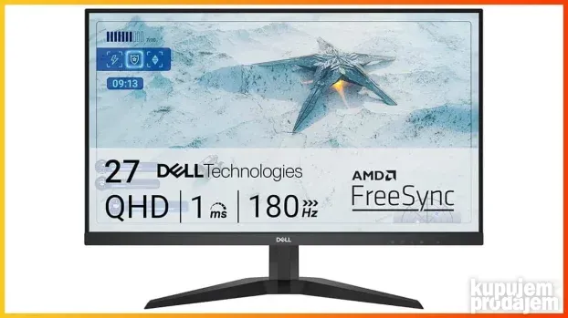 Dell G2725D 27" GAMING 1440p 180Hz Fast IPS 1ms novo