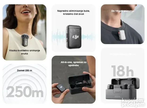 DJI MIC 2 - set bezicnih mikrofona MIC2